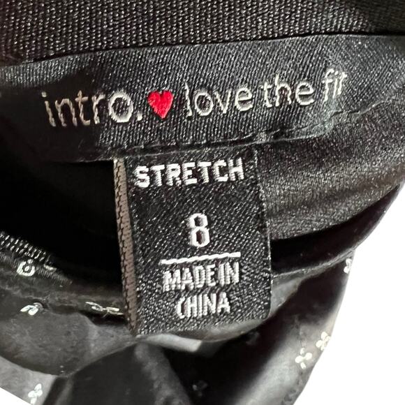 Intro Love the Fit Black Skort, Stretch, Size 8, Built-in Shorts, Chic Style - Picture 5 of 7